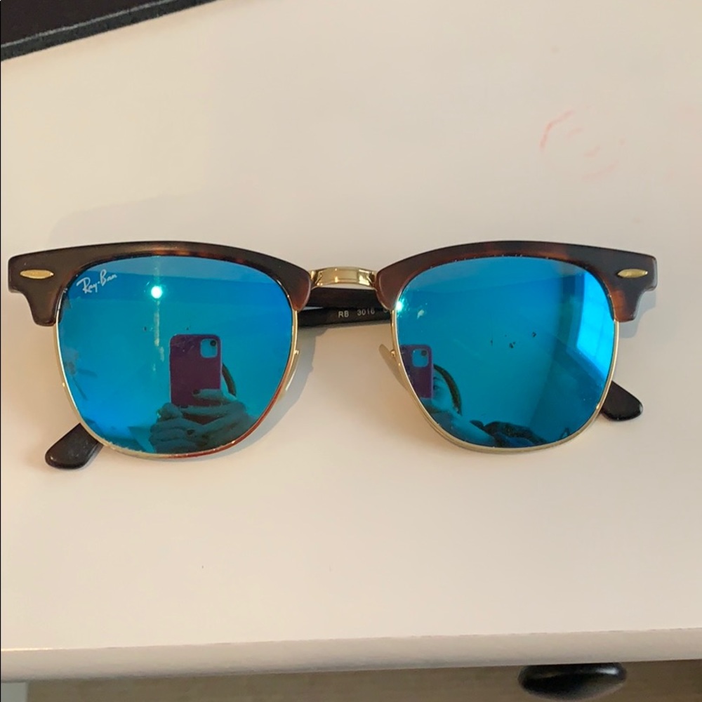 RAYban flash blue clubmaster